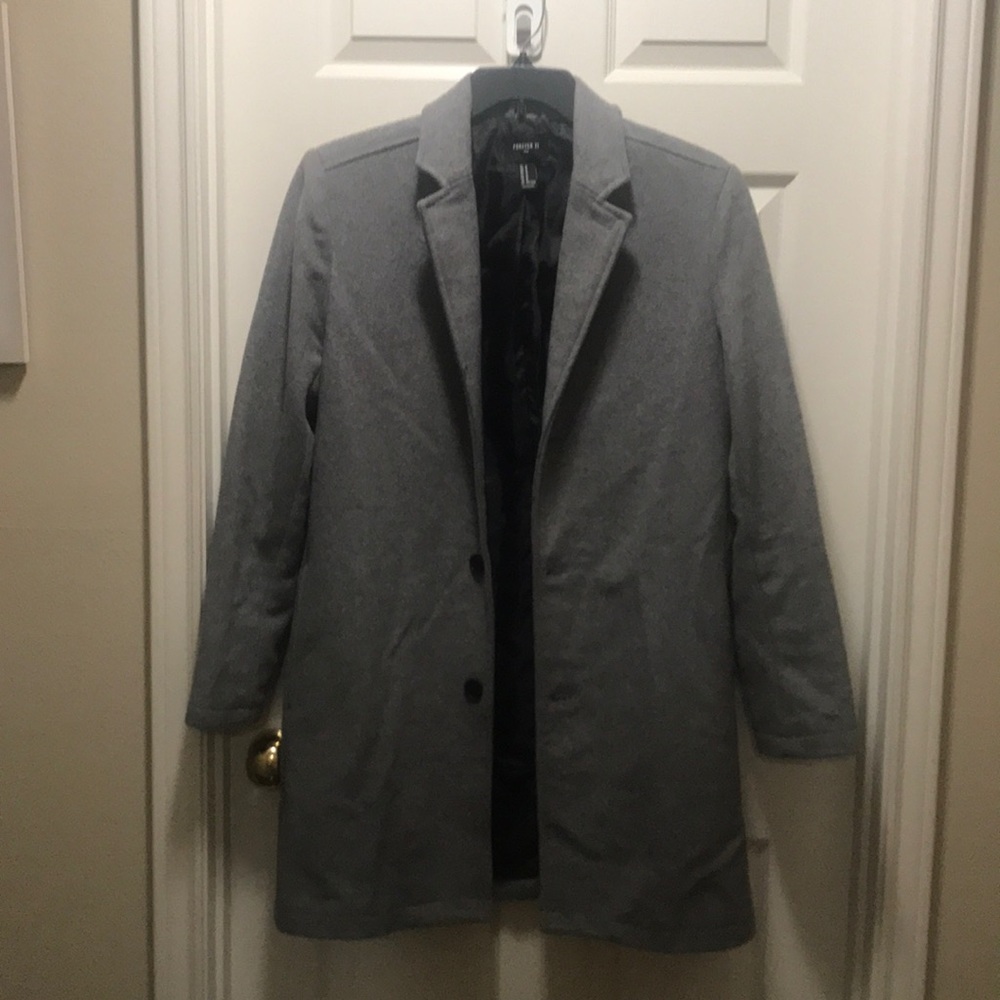 Men’s Gray Wool Coat